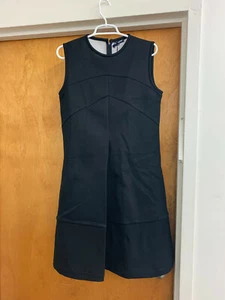 Brand New With Tags Jill Sander Women's Black Scuba Dress Size 42 - Picture 1 of 7