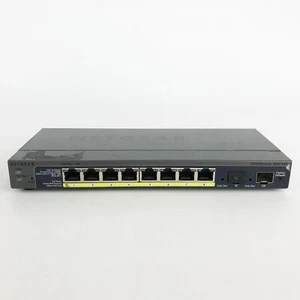Netgear Prosafe GS110TP 8 Port Gigabit PoE Smart Switch with 2 SFP Ports - Picture 1 of 6