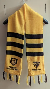 2013 Hawthorn Hawks 10 Years Member Scarf AFL - Picture 1 of 3