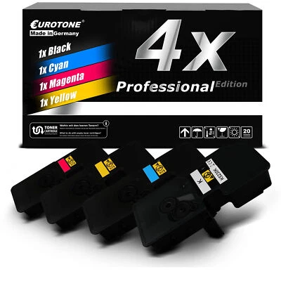 4x Eurotone PRO Patrone ersetzt Kyocera TK-5220C TK-5220K TK-5220M TK-5220Y - Bild 1 von 4
