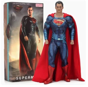 Superman 1/6 Action Figure Toys Justice League Cloth Cape Statue PVC Model Gift - Bild 1 von 6