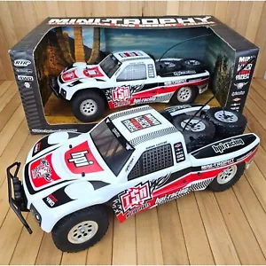 2 RARE Vintage HPI Racing Mini-Trophy 4WD DT-1 Body 1/12 Desert Trucks RTR - Picture 1 of 24