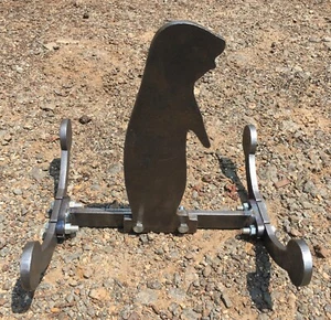 3/8" AR500 Prairie Dog Rocking Ground Stand - Hardened Steel Shooting Target - Picture 1 of 6