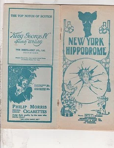 THE NEW YORK HIPPODROME 1912 PROGRAM "AROUND THE WORLD" - Picture 1 of 2