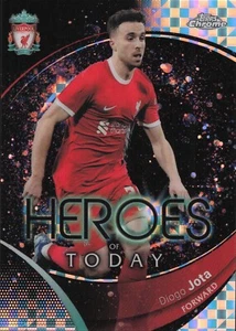 TOPPS LIVERPOOL CROMO 23-24 DIOGO JOTA HÉROES DE HOY XFRACTOR - Imagen 1 de 2