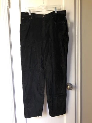 First Issue by Liz Claiborne Women's Velour Pants Size 18 Black NWT - Image 1 of 4
