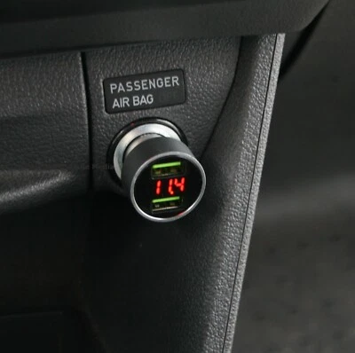 IWH Dual USB Auto Ladegerät Ladestecker 2 x 2,4 A Zigarettenanzünder 12/24 Volt - Bild 1 von 4