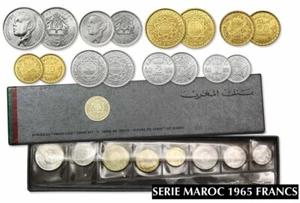 COFFRET BU MAROC 1965 8 PIECES - Imagen 1 de 2