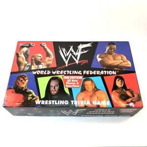 WWF Wrestling Trivia Game 2nd Edition, Cardinal 1998 - Complete - SHIPS FREE! - Foto 1 di 4