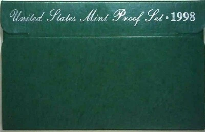 1998-S US Proof Mint Set 5 Coins CLAD 22hct0109 - Image 1 of 4