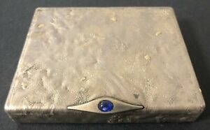 Retailed by Cartier Faberge Imperial Russian 88 Silver Samorodok Cigarette Case 