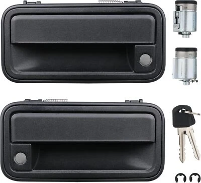 Ручка внешней передней двери с цилиндром замка для Chevrolet 88-94 C1500 GMC K1500 - Изображение 1 из 3