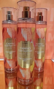 3 PCS SET BATH & BODY WORKS *CALYPSO CLEMENTINE* FINE FRAGRANCE MIST SPRAY NEW  - Picture 1 of 4