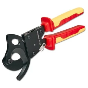 Insulated Ratcheting Cable Cutters - 1000V Heavy Duty Wire Up to 240mm² - Picture 1 of 7