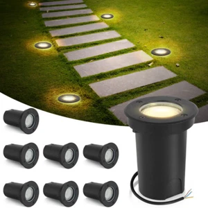 1-12x Bodenleuchte Spot 3W Befahrbar Einbaustrahler LED IP67 Schwenkbar Lampe - Bild 1 von 16