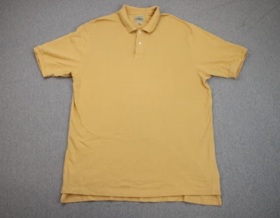 G.H. Camisa polo Bass para hombre talla XL amarilla algodón manga corta Foto 1 de 4