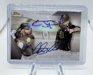 2020 Topps On Demand Dynamic Duals #6-A Fernando Tatis Jr & Chris Paddack Auto - Picture 1 of 2