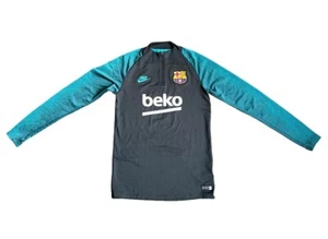 Nike Barcelona Training Jacket 19/20 Strike Deal Sweater Rare Men’s Size Small - Picture 1 of 9