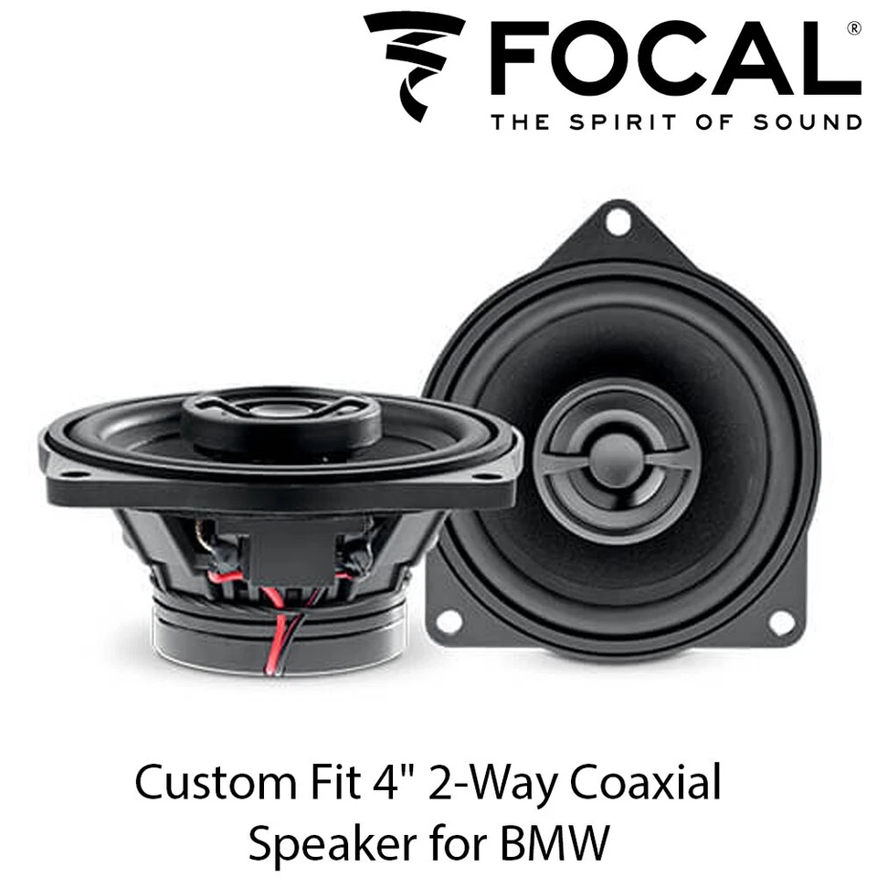 Focal ICBMW-100 - Custom Fit 4" 2-Way Coaxial Speaker for BMW  - Image 1 of 1