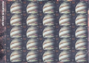 "Hoja India - "ESPACIO ~ SISTEMA SOLAR ~ PLANETAS ~ JÚPITER" ¡Estampilla sin montar o nunca montada 2018! - Imagen 1 de 2
