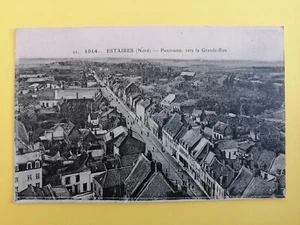 CPA 59 - ESTAIRES Nord PANORAMA, Vers la GRANDE RUE - Picture 1 of 2
