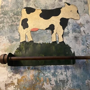 Vintage Kitchen Handmade Towel Bar Rack - Picture 1 of 11