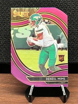 Denzel Mims 2020 Panini Select Field Level Die Cut Purple Prizm Rookie #363 🛩 - Image 1 of 2
