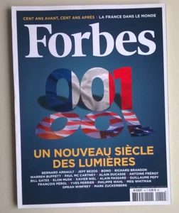 FORBES France - N°1 - Octobre 2017 - Un nouveau siècle des Lumières - Etat neuf - Imagen 1 de 12