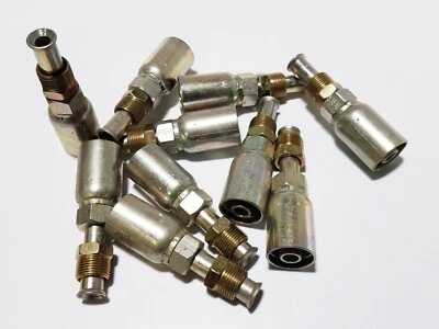 (10) Weatherhead 08U-B08 1/2" x 1/2" Inverted Flare Male Swivel Straight Fitting - Image 1 of 4