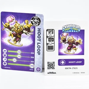 Tarjeta coleccionable y pegatina de videojuego Hoot Loop 2013 Skylanders Swap Force - Imagen 1 de 2