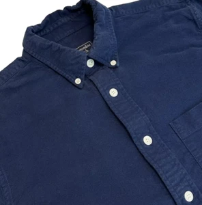 Abercrombie & Fitch Shirt Mens Small Navy Blue Button Down Long Sleeve Regular - Picture 1 of 13