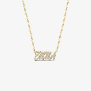 Fashionable Letter Pendant in Diamonds With 14k Gold Parties, Daily,Wedding Wear - Picture 1 of 6