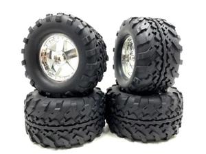RC 1/8 Wheels/Tires/Rims For HPI Savage 5.9/4.6 Truck Truggy Tire Revo KKpit x4 - Picture 1 of 6