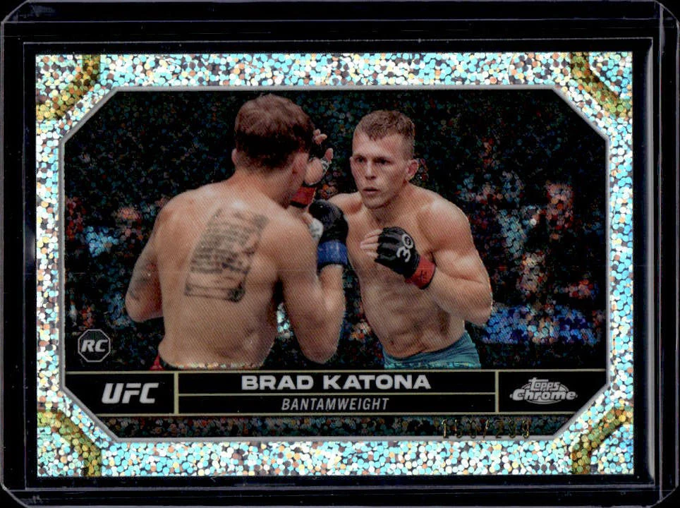 2024 Topps Chrome UFC Brad Katona Speckle Refractor Rookie Card RC #/299