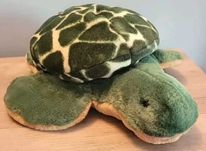 Fiesta Concession Green & Tan Sea Turtle Plush 12" Stuffed Animal Toy Ocean 1054 - Picture 1 of 8