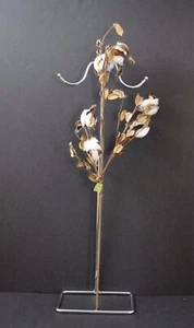 Neu mit Etikett künstliche Baumwolle Blume Spray Dekoration Arrangement ca. 28" GD3 - Bild 1 von 12