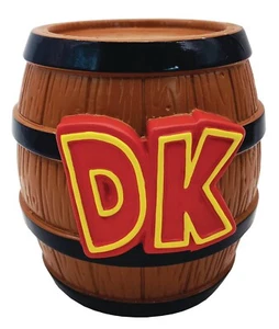 Donkey Kong "DK" Barrel Ceramic Bank Pyramid America - Picture 1 of 1