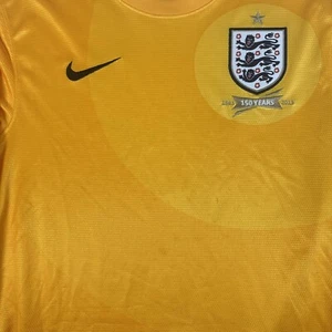 Rare Original England 2013/2014 Goalkeeper Football Shirt Mens Small - Picture 1 of 6
