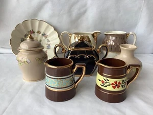 Sadler Vintage China Creamers, zuccheriera, comport, vaso e barattolo - pezzo a scelta - Foto 1 di 52