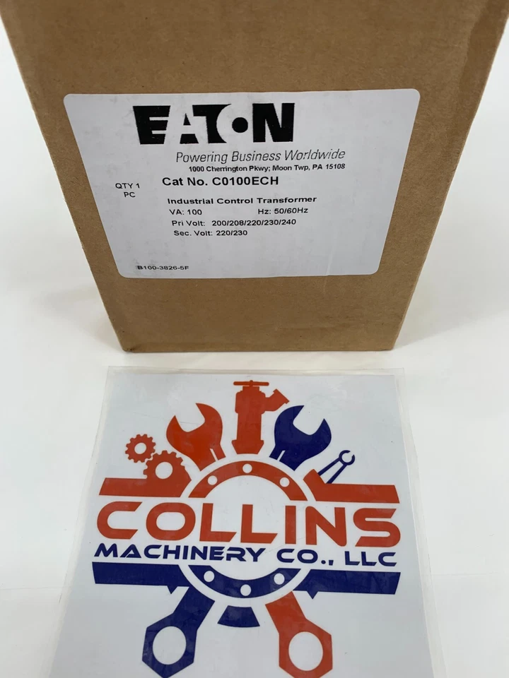 Eaton C0100ECH Transformer 0.1kVA PV 200/208/220/230/240 SV 220/230 50/60Hz