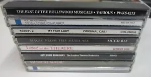 8 x Broadway & Hollywood Musicals Various Artists Bulk Lot CDs - Picture 1 of 17