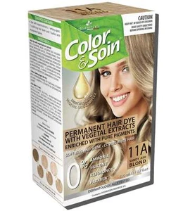 Color & Soin Permanent Hair Dye 11A - Sandy Ash Blond - Picture 1 of 2