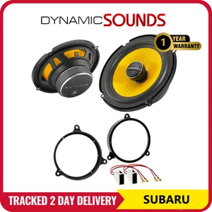 Subaru Impreza JL Audio 6.5" 2-Way Coaxial Front or Rear Doors Car Speaker Pack - Picture 1 of 11