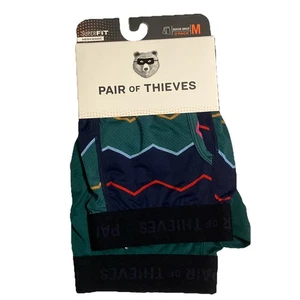 PAIR OF THIEVES 2-Pk Men’s Sz M Medium Boxer Briefs Underwear Super Fit Mesh NEW - Picture 1 of 17