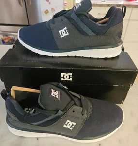 NEW Discontinued DC Heathrow Men's 7.5 Skate / Casual Shoe Sneaker Dark Green - Picture 1 of 6