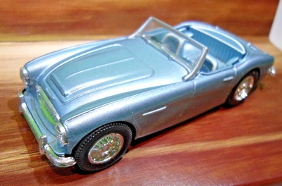 Vintage 1989 Corgi Classics 1:43 1960s Austin Healey Light Metallic Blue Boxed - Image 1 of 4
