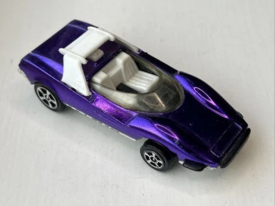 CORGI ROCKETS ALFA ROMEO P33 PININFARINA PURPLE/WHITE 917 VINTAGE 1970s DIECAST - Image 1 of 4
