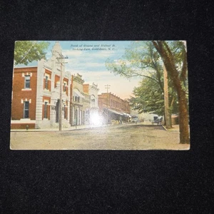 1912 Goldsboro NC North Carolina Street Scene Vintage Postcard Kress - Picture 1 of 4
