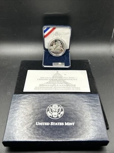 2000 Library of Congress Comm US Mint Proof Silver Dollar Coin OGP COA UNC B10 - Picture 1 of 12