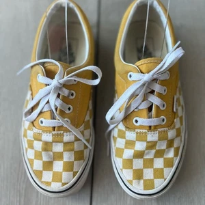 Vans Scarpa sneaker stringata a scacchi giallo oro donna 7,5 - Foto 1 di 6